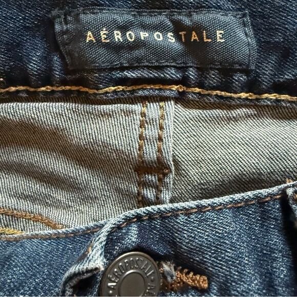 Aeropostale slim cuffed Bermuda Jean shorts - Picture 2 of 6